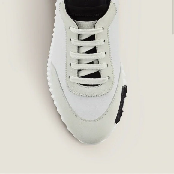 Hermes leather bouncing sneakers size 38.5 - Picture 5 of 12